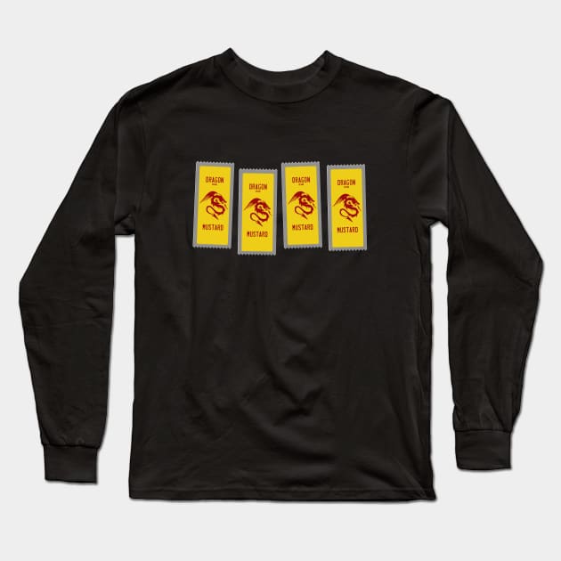 Chinese Mustard Long Sleeve T-Shirt by GloopTrekker